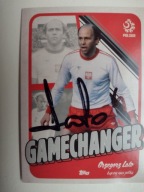 Karta topps autograf Polska Grzegorz Lato Game Changer PZPN 2024
