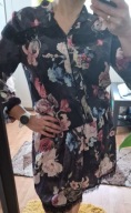 Piękna wyszczuplająca sukienka w kwiaty L/xl