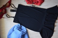 * NASTYGAL * SUKIENKA CZARNA NA RAMIĄCZKA NOWA_36