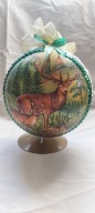 Bombka bombki ręcznie robione 15 CM decoupage M2