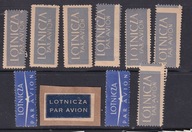 Polskie Linie Lotnicze , LOT nalepki na listy, par avion /AN/
