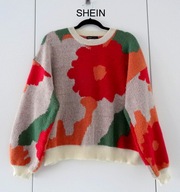 SHEIN KOLOROWY SWETEREK 42/44