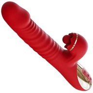 Damski Wibrator Obrotowo-Posuwisty 3w1 - 10 Trybów Wibracji i Obrotu-Posuwu