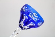 STARY KIELICH DO WINA RĘCZNIE SZLIFOWANY