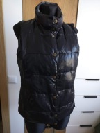 Oryginalna kamizelka damska 36 bezrękawnik puchowy otulający szykowny S