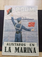 PROPAGANDA A4 Nierozcięte kupony zaopatrzeniowe , hiszpańska wojna domowa