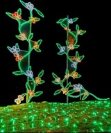 Wiosna i zajączek LED Dekoracje Iluminacje Wielkanoc 190 x 200 x 300 cm