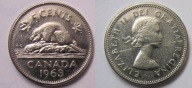 Kanada 5 cent 1963