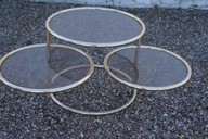 Stolik złoty kawowy