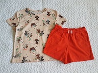 Cool Club bluzka zwierzatka nowe i spodenki czerwone roz 122