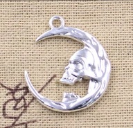 Dowieszka Charms Księżyc Czaszka dla WOŚP