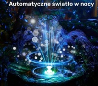 Fontanna solarna | LED | Dekoracja wodna