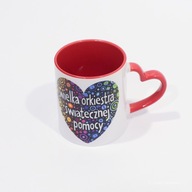 Porcelanowy kubek z sercem 34. Finał WOŚP
