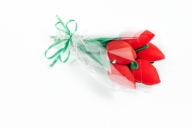 Bukiet tulipan ręcznie szyty Handmade