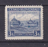 Czechosłowacja ** Rozpad państwa, Zakarpackiej Ukrainy Mi 1