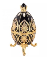 JAJKO STYL FABERGE CARSKIE PUZDERKO SZKATUŁKA