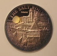 SZLAK SOLNY - BOCHNIA - GDAŃSK 20 KWACHA 2009 MALAWI PROOF 1 OZ 999 CERTYFI