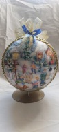 Bombka bombki ręcznie robione 15 CM decoupage M3