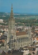 NIEMCY - ULM - KATEDRA - Z LOTU PTAKA - BADENIA-WIRTEMBERGIA