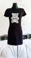 SUKIENKA MISIEM MIŚ TEDDY BEAR KRÓTKA MODNA NICE misiami cyrkonie wzór