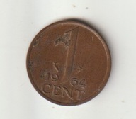 Holandia 1 cent 1964 ladny stan