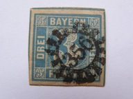 Niemcy - Bawaria - cyfra - Mi. 2 I - kasowany