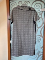 SOLAR SUKIENKA CZARNO-BIAŁA KRATKA r. 42