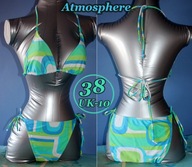 Dwuczęściowy strój kąpielowy z koralikami - 38 M