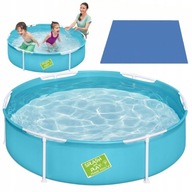 Dziecięcy basen ogrodowy stelażowy dzieci basenik 152x38cm + mata gratis