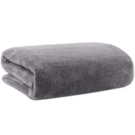 RĘCZNIK 500G PREMIUM DWUPĘTELKOWY 70x140cm CIEMNOSZARY