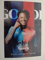 Zdjęcie 10x15 autograf Piast Gliwice Gol Leandro Sanca sezon 2025/26