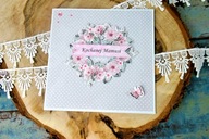 KARTKA PERSONALIZOWANA HANDMADE 'Kochanej Mamusi'