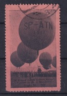 Zawody Balonowe 1939, nalepka, balon, revenue,