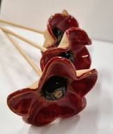 Ręcznie wykonane kwiaty ceramiczne Wyrób z gliny