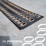 Blacha LOHR czarna stalowa 30 cm | Laweta Najazd Platforma | Pomoc Drogowa