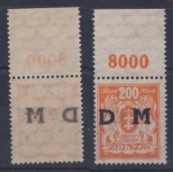 WMG Fi U38 abklatsch postfrisch z marginesem