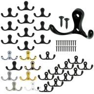 Wieszak Ścienny / Meblowy MAVö SAM Czarny – Zestaw 10 Sztuk