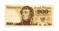 500 zł. 1974r. ser.A rzadki