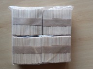 Patyczki drewniane do lodów 7,2cm proste 1000szt