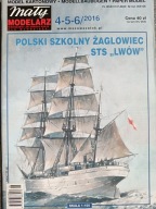 Mały Modelarz 4-5-6/2016 żaglowiec STS LWÓW