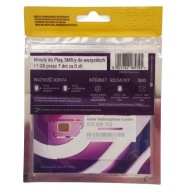 Starter PLAY na kartę 576-999-763 - PO TERMINIE kolekcjonerski, nieaktywny