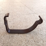 Uchwyt rynny Siba 150 mm brązowy hak rynnowy metalowy DDC typ P SIBA RUUKKI