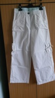 BIAŁE SPODNIE BOJÓWKI S 152 CM