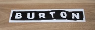 Naklejka BURTON SNOWBOARDS na snowboard samochód deskę skate meble