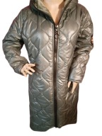 Płaszcz pikowany zielony khaki r. XL (46)