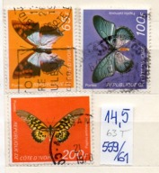 Wybrzeże Kości Słoniowej 63 T , nr 559/ 61 ,