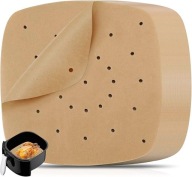 PAPIER DO FRYTOWNICY AIR FRYER NIEPRZYWIERAJĄCY BRĄZOWY 100 SZTUK