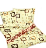 pościel bawełna lux 160x200 + 2x70x80 guzik B 173-4 b-x