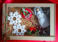 Zestaw na choinkę z makramy