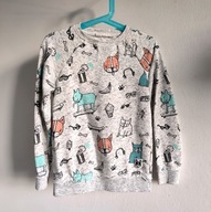 Bluza w pieski komiksowy wzór Kapp Ahl 116 122 dziewczęca markowa (366)